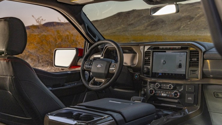 Interior da Shelby F-150 Super Snake