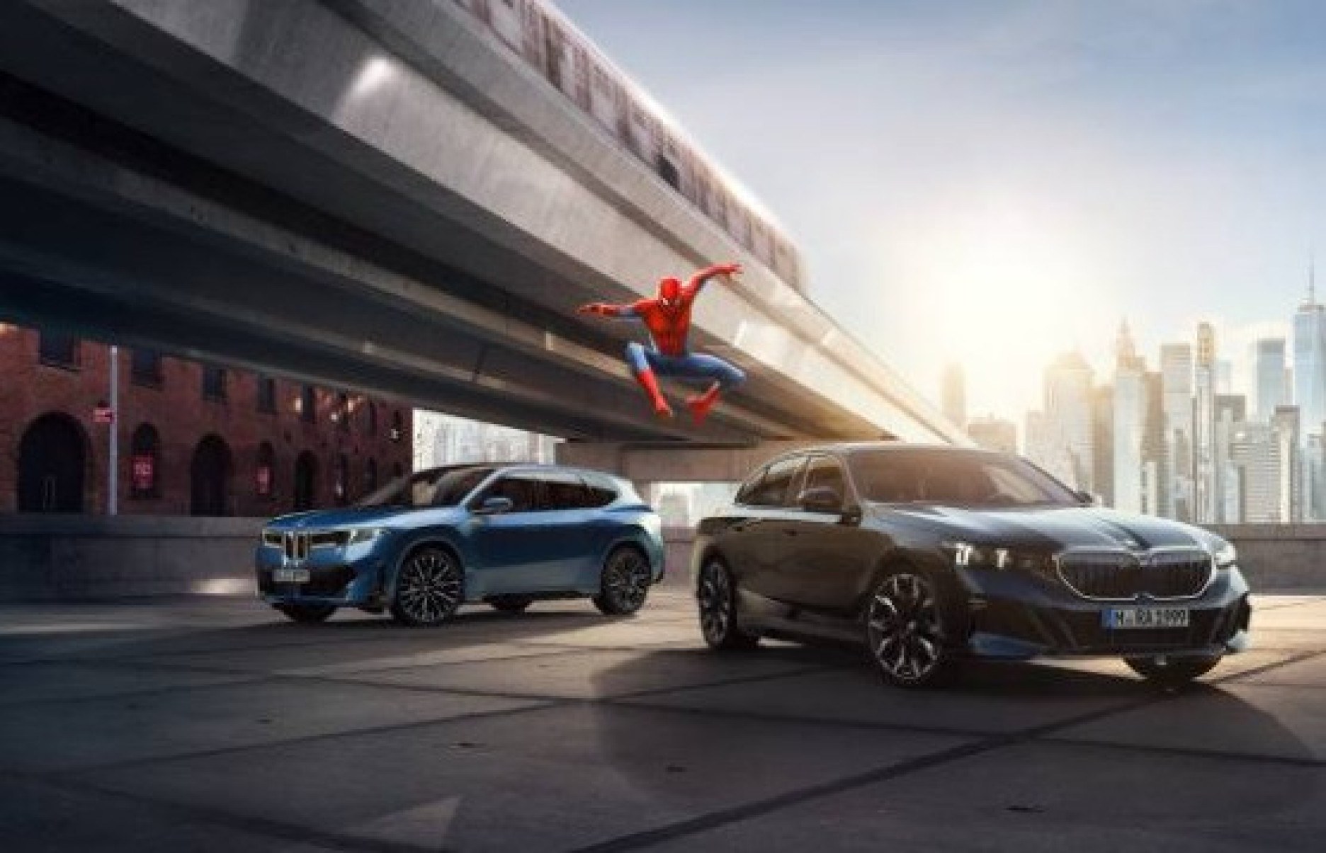 BMW e Marvel fizeram parceria para o filme "Homem-Arnaha: Um Novo Dia"