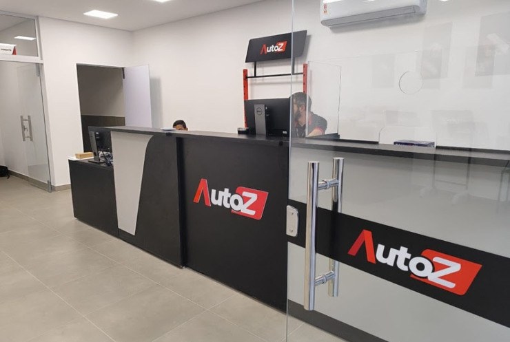 Interior da nova unidade AutoZ em Belo Horizonte (MG)