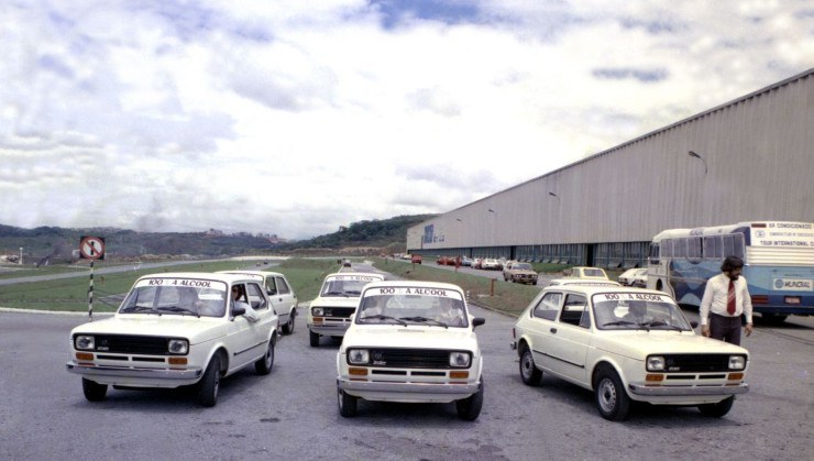 Em 1979, 147 foi o primeiro carro movido a &aacute;lcool do mundo