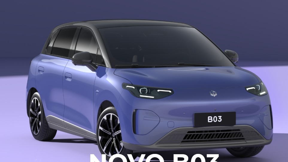 O novo Leapmotor B03 &eacute; um hatch el&eacute;trico compacto que pode chegar &agrave; Austr&aacute;lia para competir com BYD e MG no segmento de ve&iacute;culos el&eacute;tricos acess&iacute;veis -  (crédito: Divulga&ccedil;&atilde;o/Leapmotor)