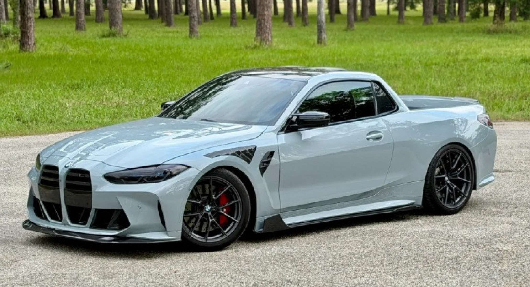 BMW M4 Competition convertido em picape vai à venda; veja detalhes