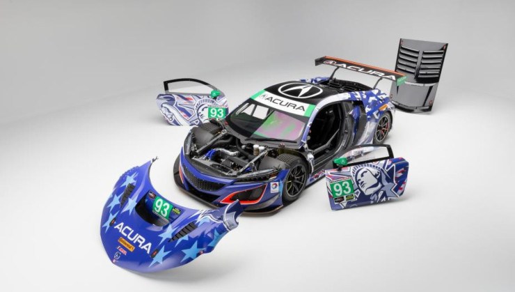 NSX GT3 tamb&eacute;m faz parte de programa Heritage Racing
