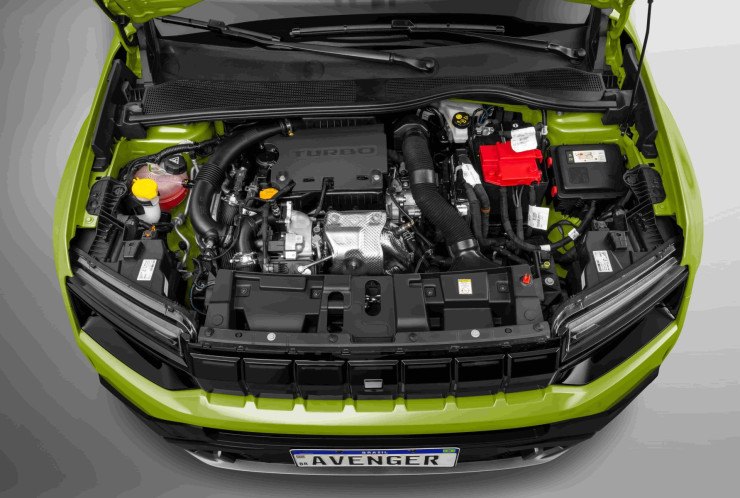 Todas as vers&otilde;es do Novo Jeep Avenger s&atilde;o equipadas com o sistema MHEV de 12V da Stellantis, que contam com motor turbo T200. 