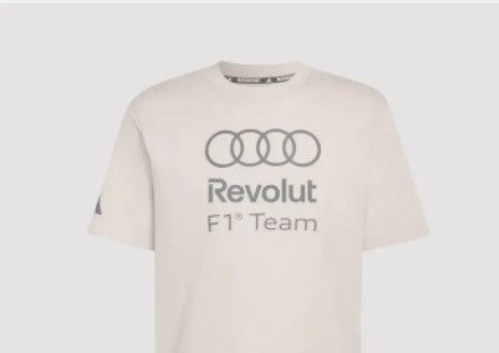 Camiseta da Audi vendida em loja virtual