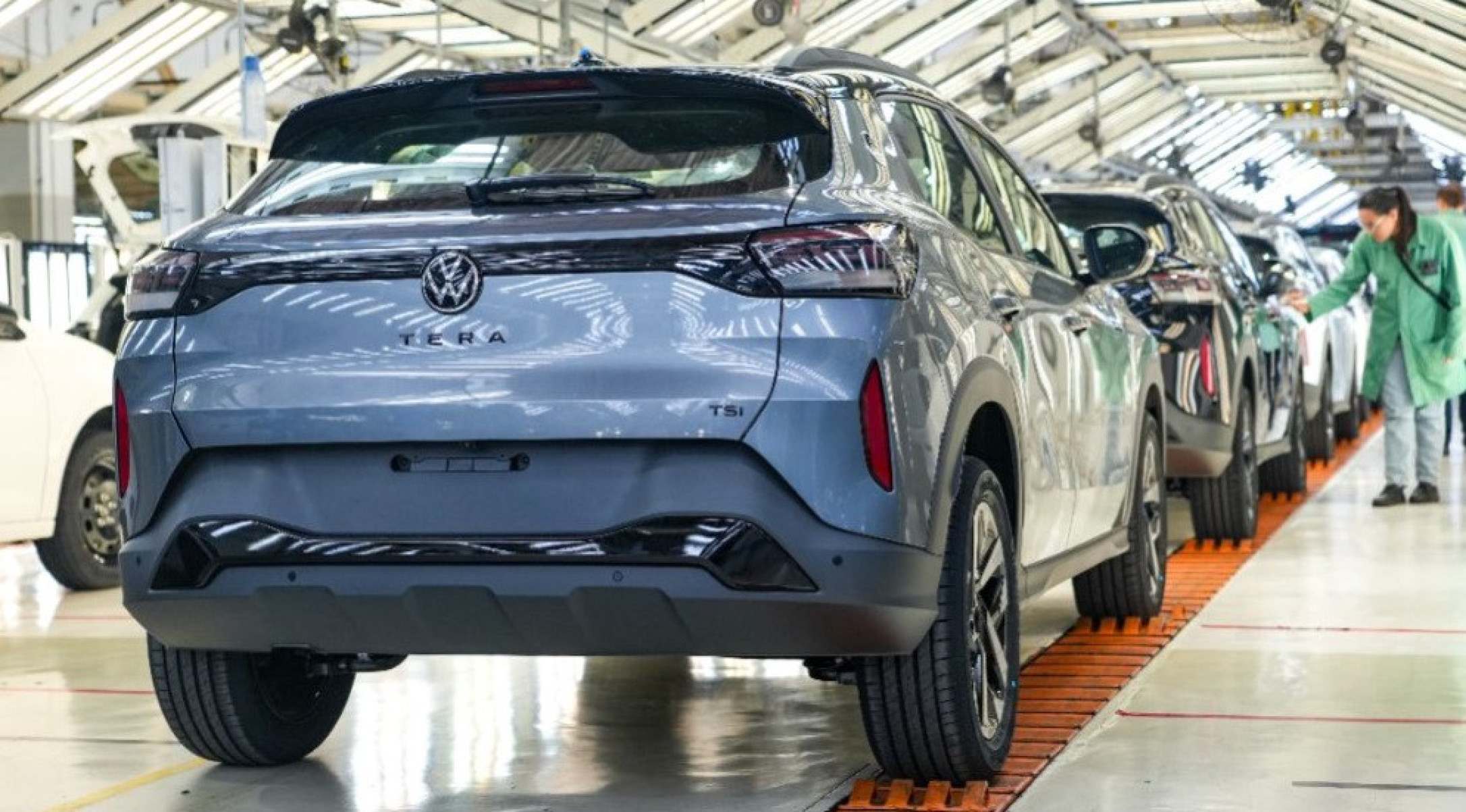 F&aacute;brica da Volkswagen em Taubat&eacute; (SP)