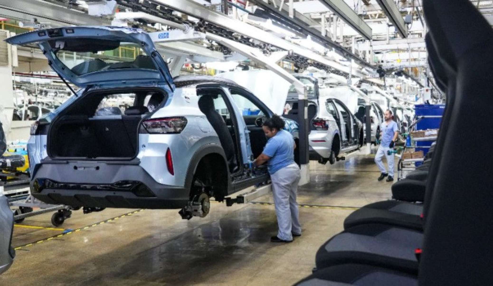 F&aacute;brica da Volkswagen em Taubat&eacute; (SP)