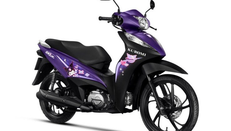 Honda Biz e Sanrio criam moto inspirada na personagem Kuromi