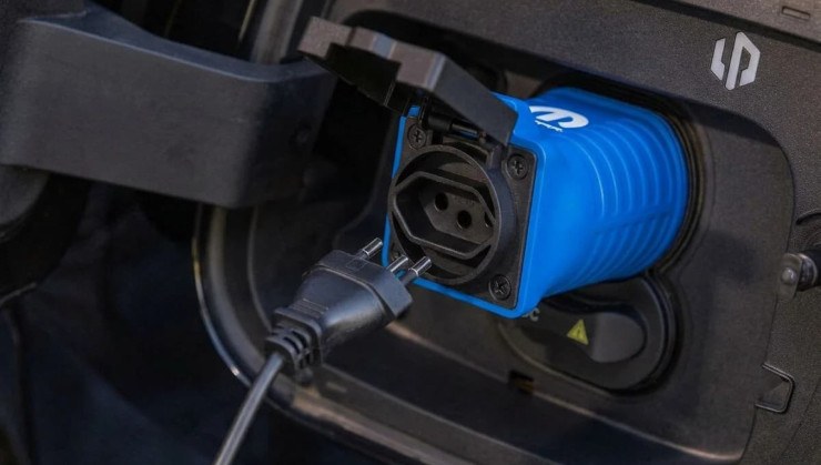 Adaptador V2L da Leapmotor -  (crédito: Divulgação)