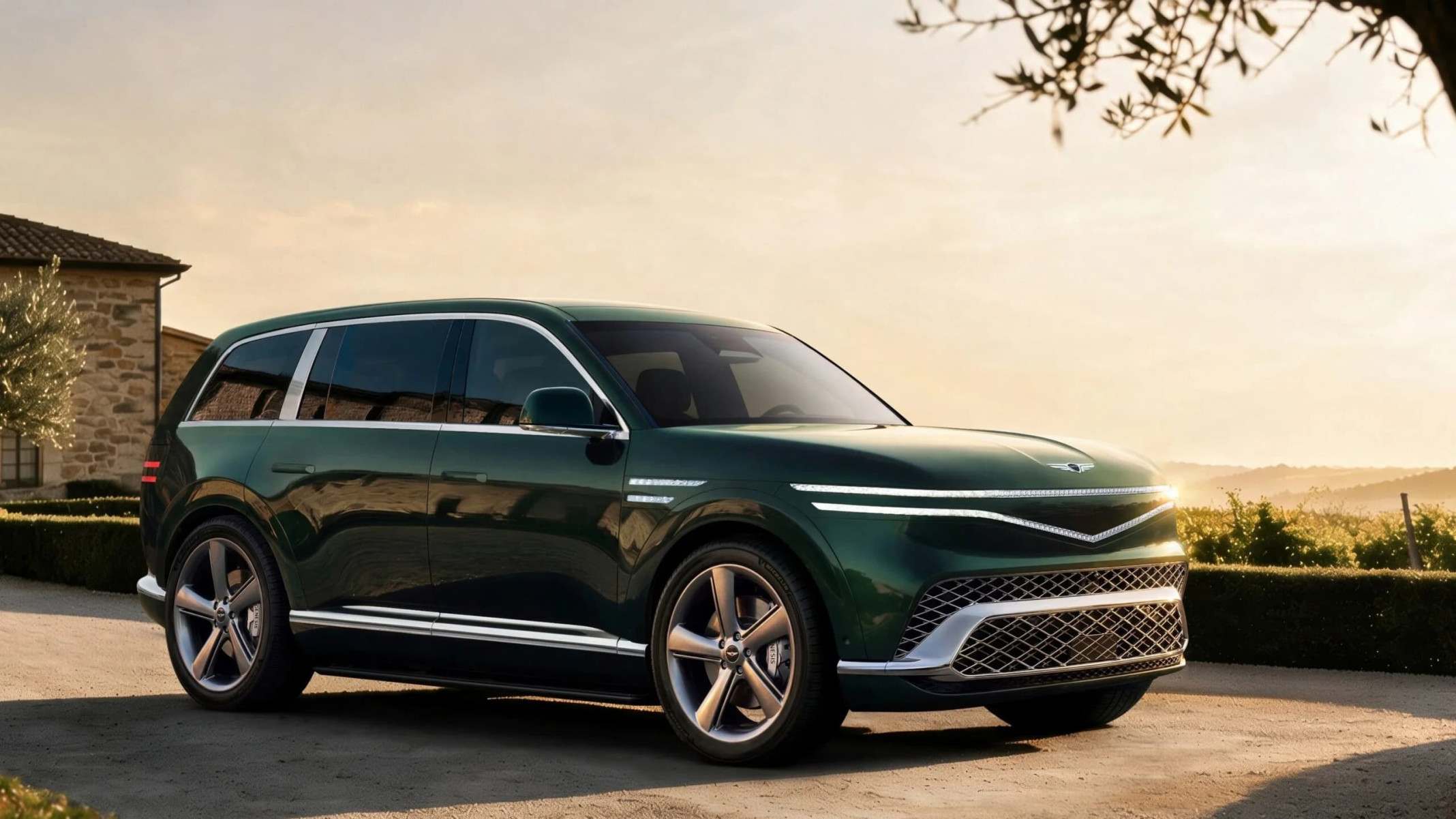 Genesis, marca de luxo da Hyundai, apresenta SUV que vira sala de estar