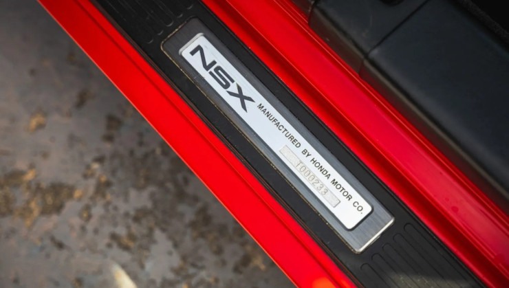 N&uacute;mero do chassi do NSX de Senna