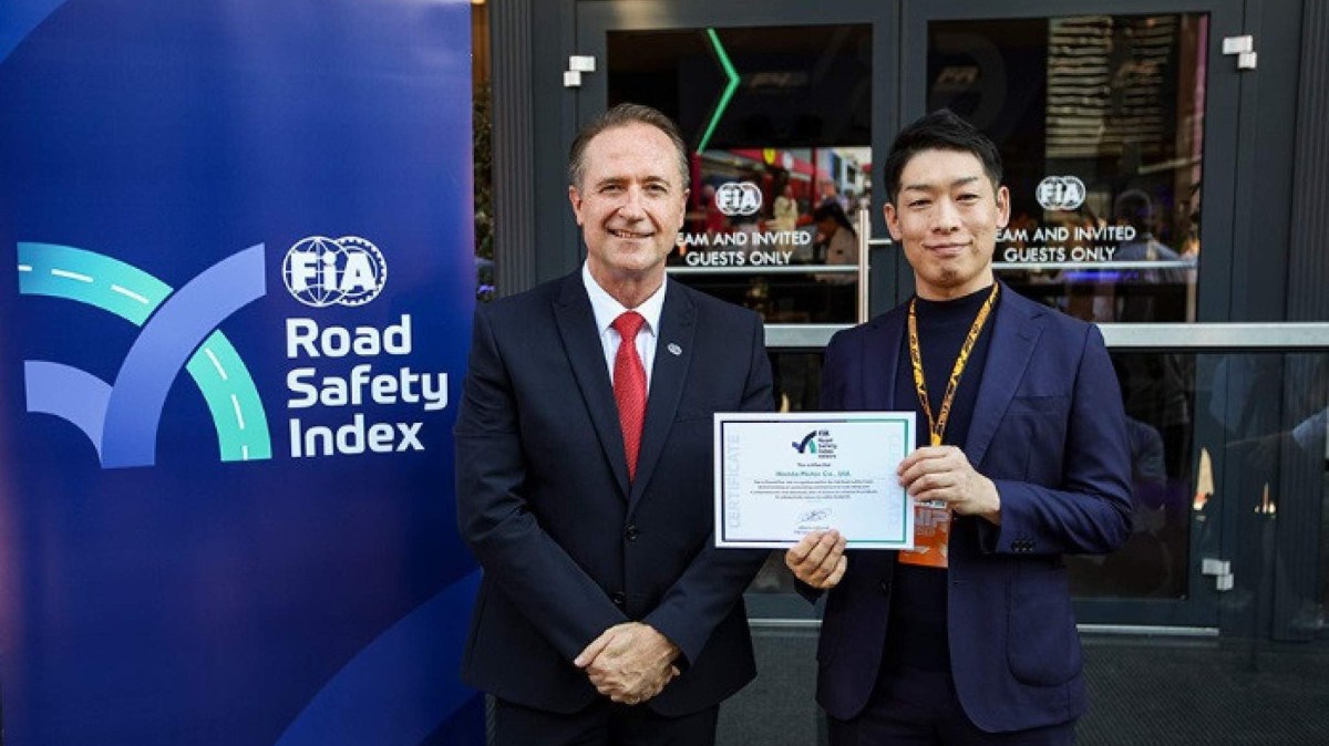 Honda recebe nota 5 estrelas de índice da FIA