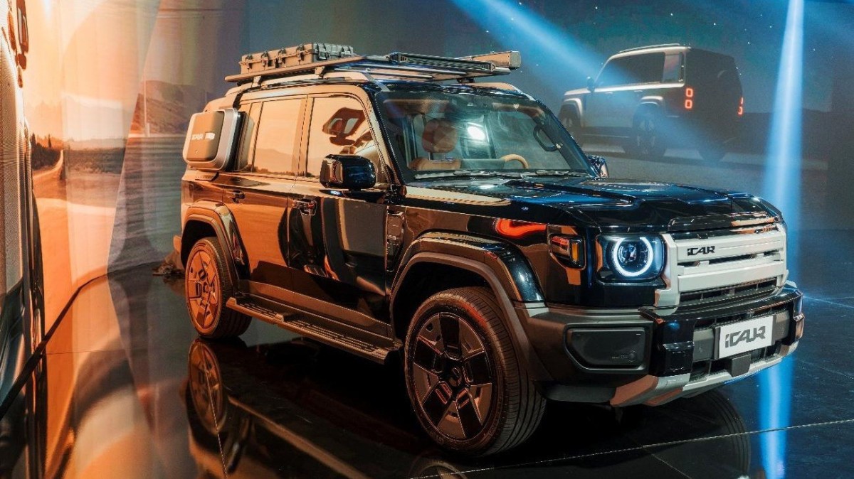 O iCAUR V27, SUV h&iacute;brido com design inspirado em utilit&aacute;rios cl&aacute;ssicos, est&aacute; em exposi&ccedil;&atilde;o em S&atilde;o Paulo antes de seu lan&ccedil;amento oficial