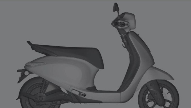 Bajaj Chetak foi registrada no Brasil -  (crédito: Divulgação/Bajaj)