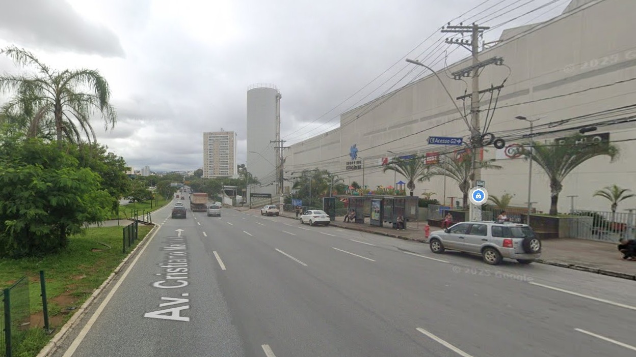 Avenida Cristiano Machado, a via de Belo Horizonte com o maior n&uacute;mero de acidentes registrados, segundo levantamento da Sejusp -  (crédito: Reprodu&ccedil;&atilde;o/Google Maps)