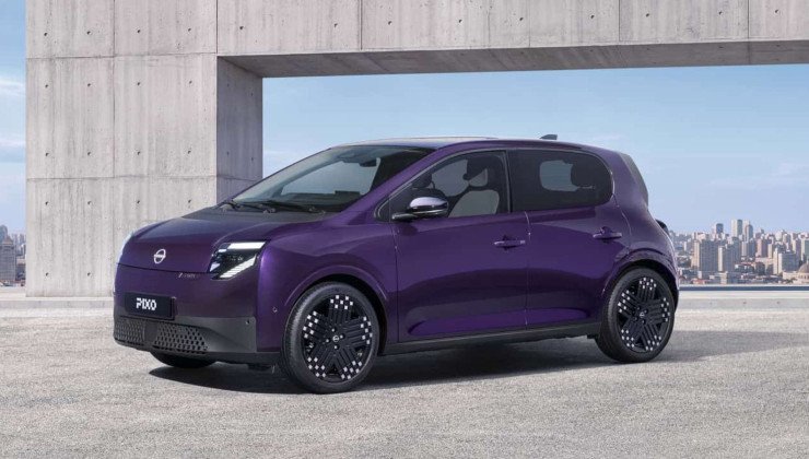 Novo Nissan Pixo, modelo terá plataforma e outros componentes compartilhados com o Renault Twingo -  (crédito: Nissan/Divulgação)