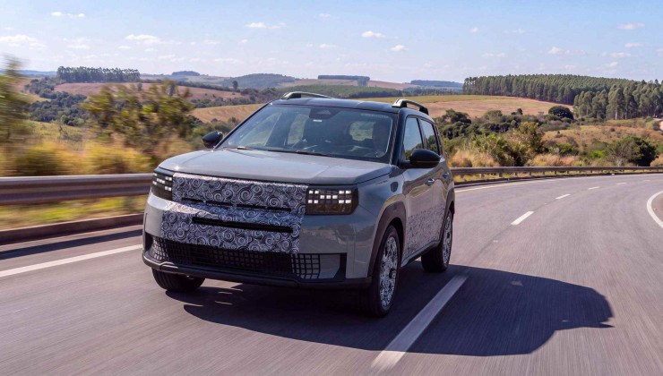 Argo X com pouca camuflagem -  (crédito: Divulgação/Fiat)
