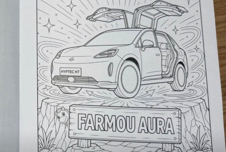 GAC Little Colors transforma modelos da marca em desenhos para colorir