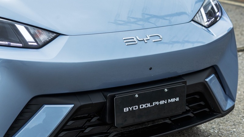 O BYD Dolphin Mini, que alcan&ccedil;ou o p&oacute;dio do mercado brasileiro, em detalhe -  (crédito: Divulga&ccedil;&atilde;o/BYD)