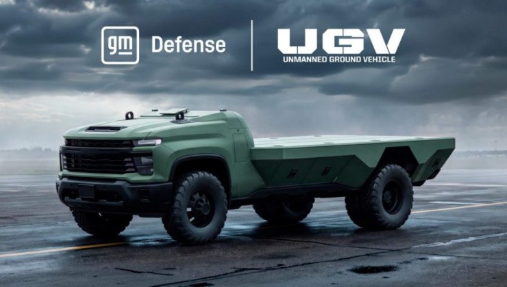 Unmanned Ground Vehicle (UGV), baseado em Chevrolet Silverado