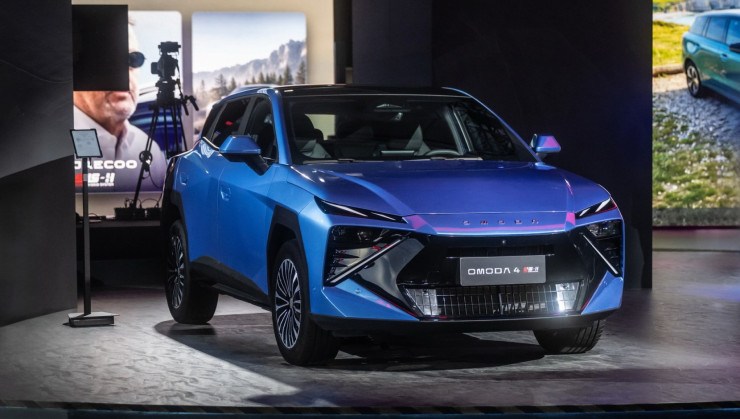Omoda 4 no Salão de Paris -  (crédito: Divulgação/Omoda)
