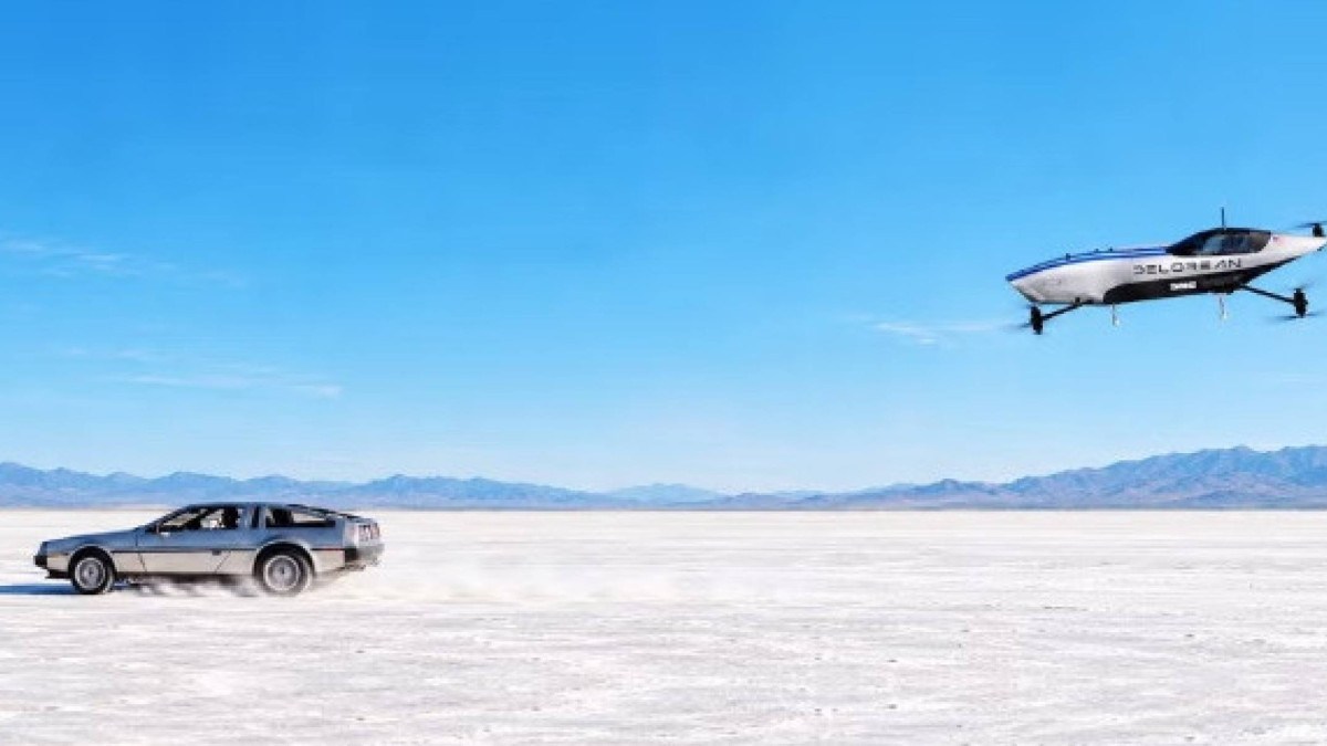 DeLorean voador participará de competição