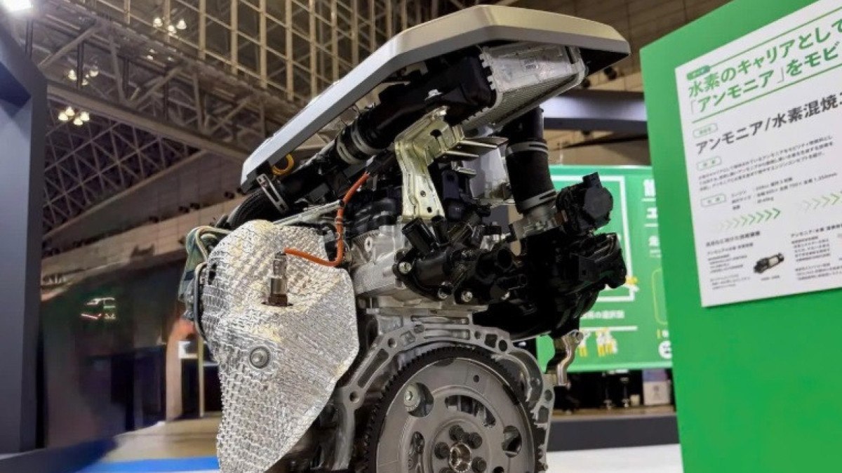 Motor da Toyota movido a amônia 