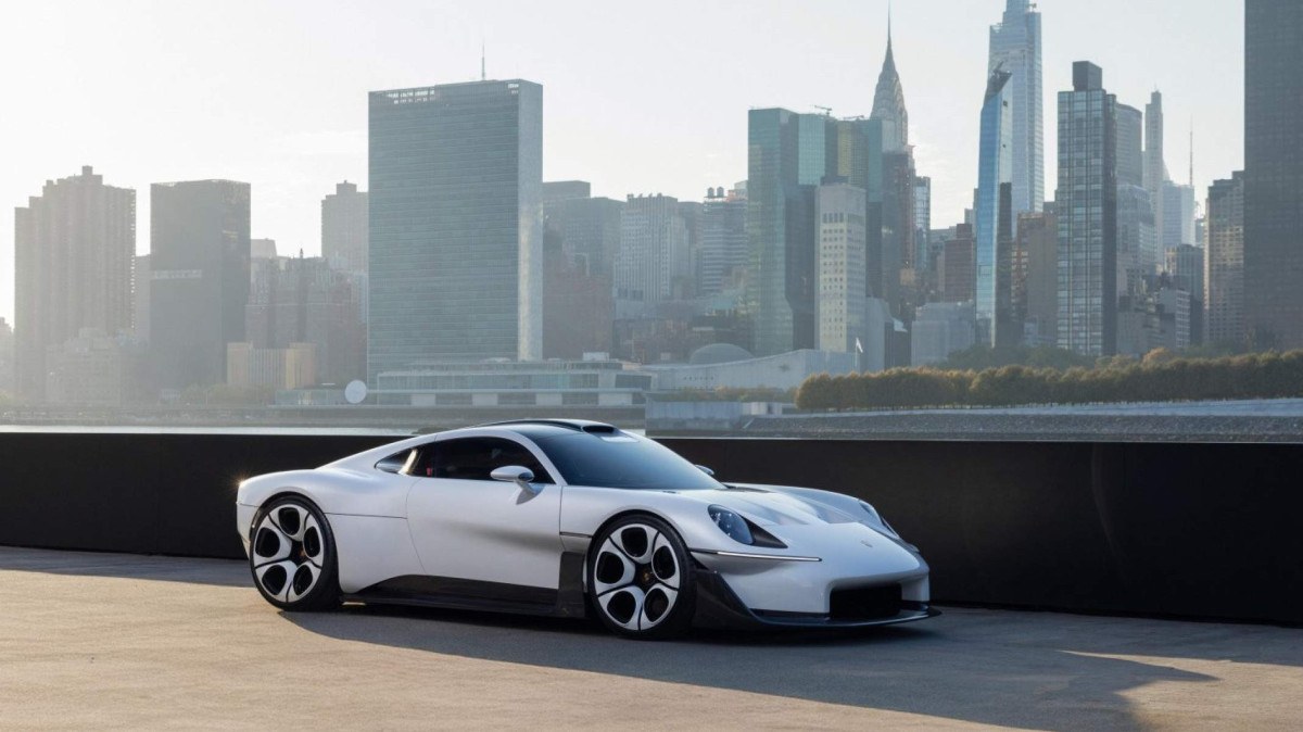 Porsche Mission S foi apresentado em Nova Iorque com vista para Manhattan