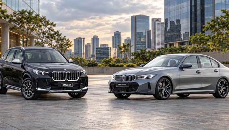BMW X1 e BMW 320i, dois dos modelos premium mais vendidos no Brasil, com condi&ccedil;&otilde;es especiais de financiamento -  (crédito: Divulga&ccedil;&atilde;o/BMW)
