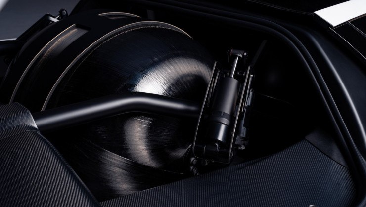Tanque de armazenamento de ar para os propulsores do Tesla Roadster