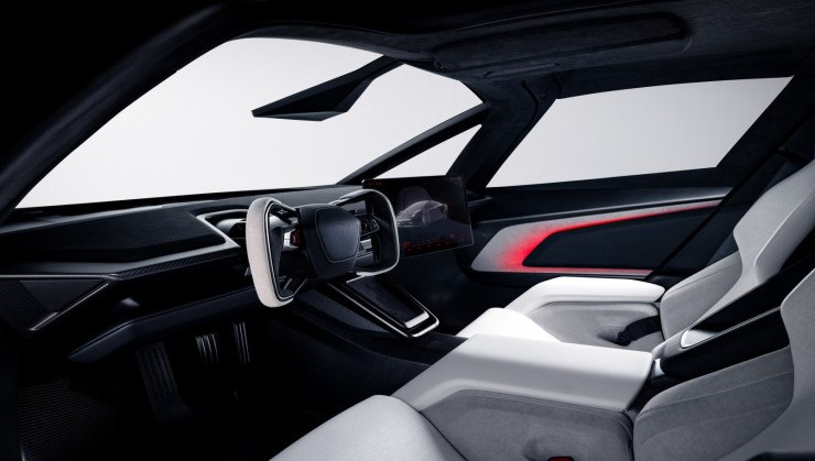 Interior do Tesla Roadster &eacute; super minimalista