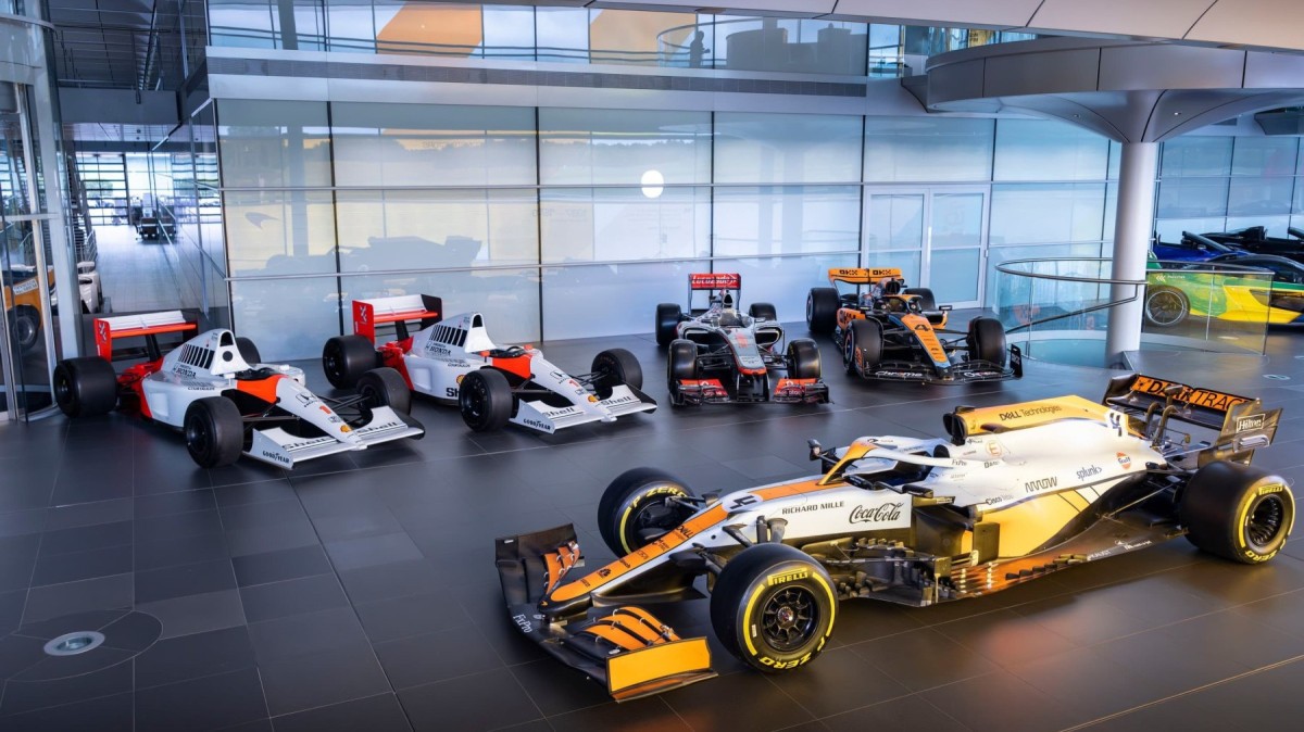 Modelos da McLaren desenvolvidos para a Fórmula 1 serão leiloados