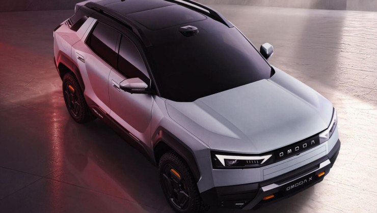 Omoda X Concept traz sensor lidar e teto solar 