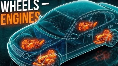 Youtubers surpreendem e criam carro com quatro motores a combustão