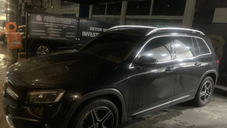 Mercedes-Benz GLB 220 do influenciador Toguro -  (crédito: Reprodução)