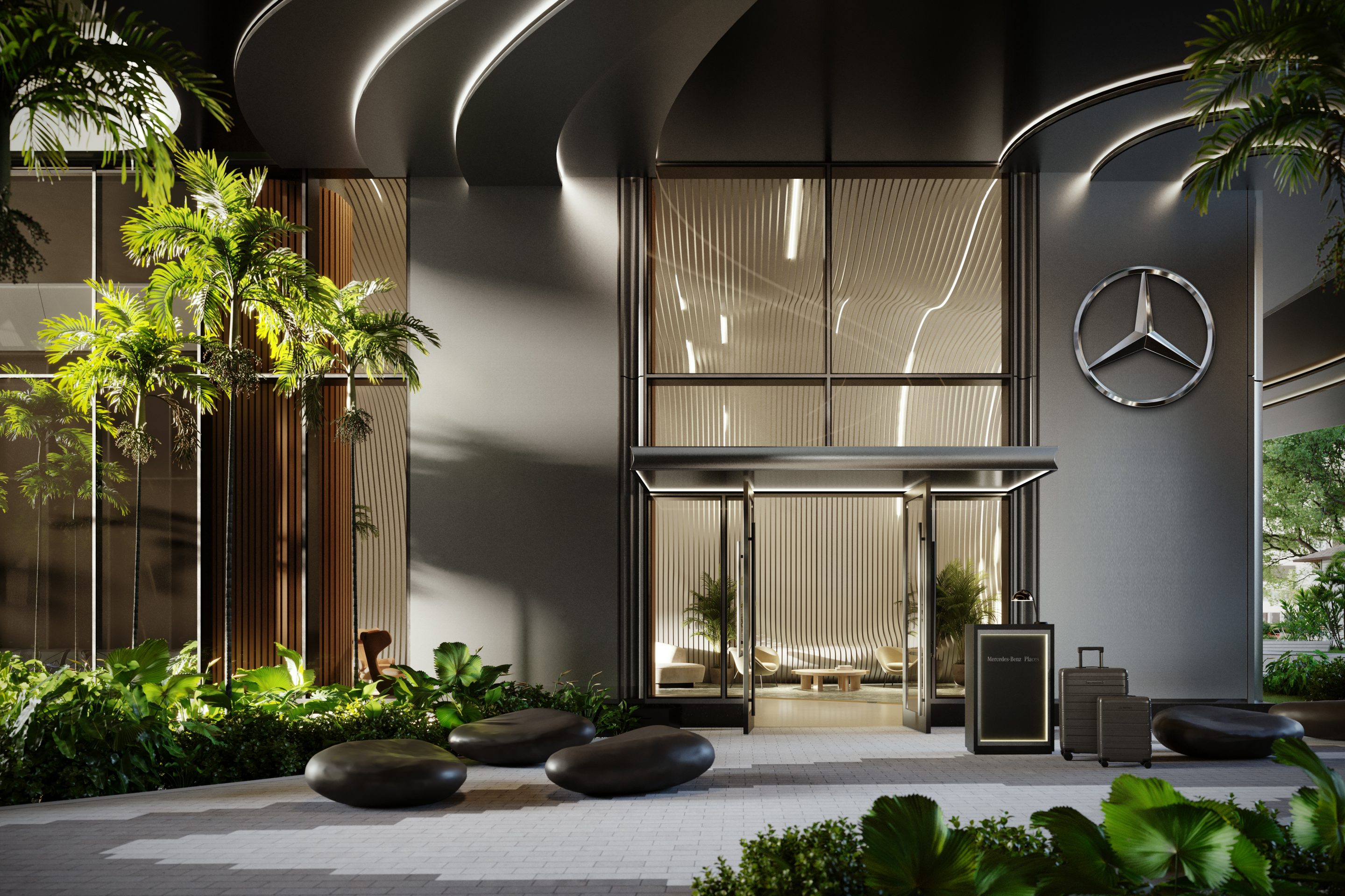 Mercedes-Benz lança residencial de luxo em Miami com torre de 67 andares