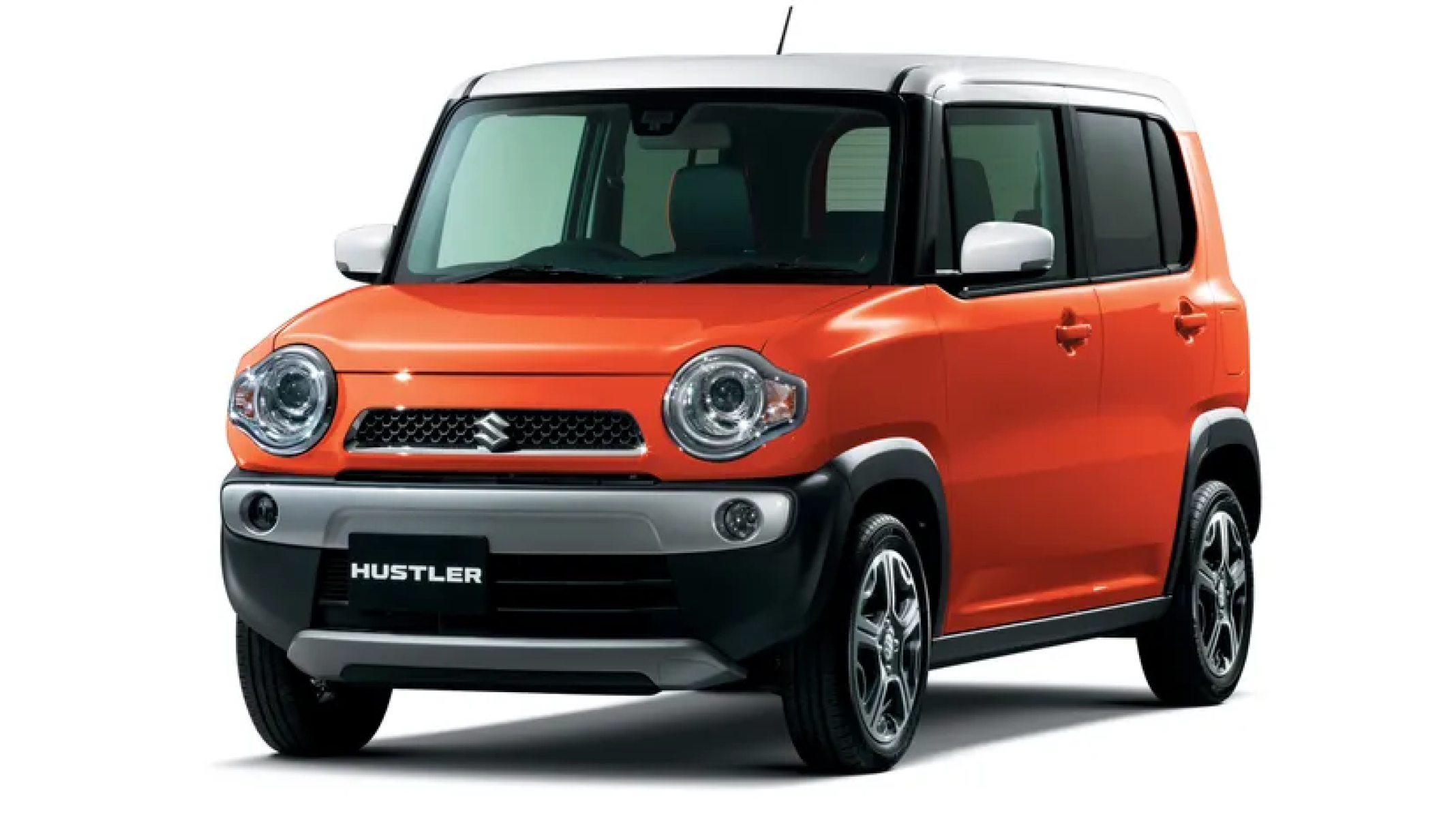 Suzuki Hustler laranja é um dos principais K-Car do japão