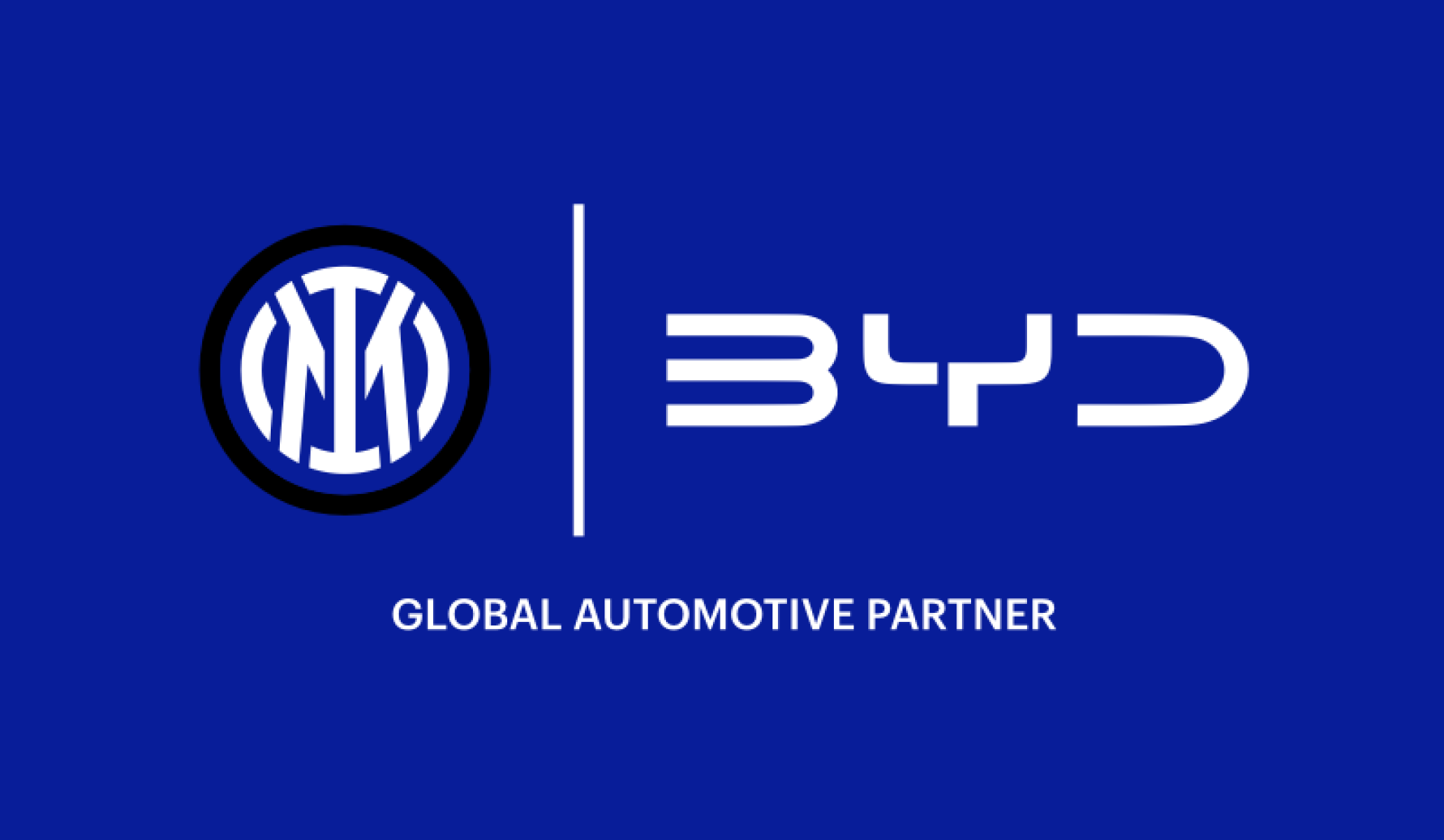A BYD é a parceira automotiva global da Inter de Milão