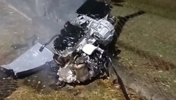 Mesmo com o motor ejetado, SUV da Volkswagen protege ocupantes em colisão grave. -  (crédito: Reprodução)