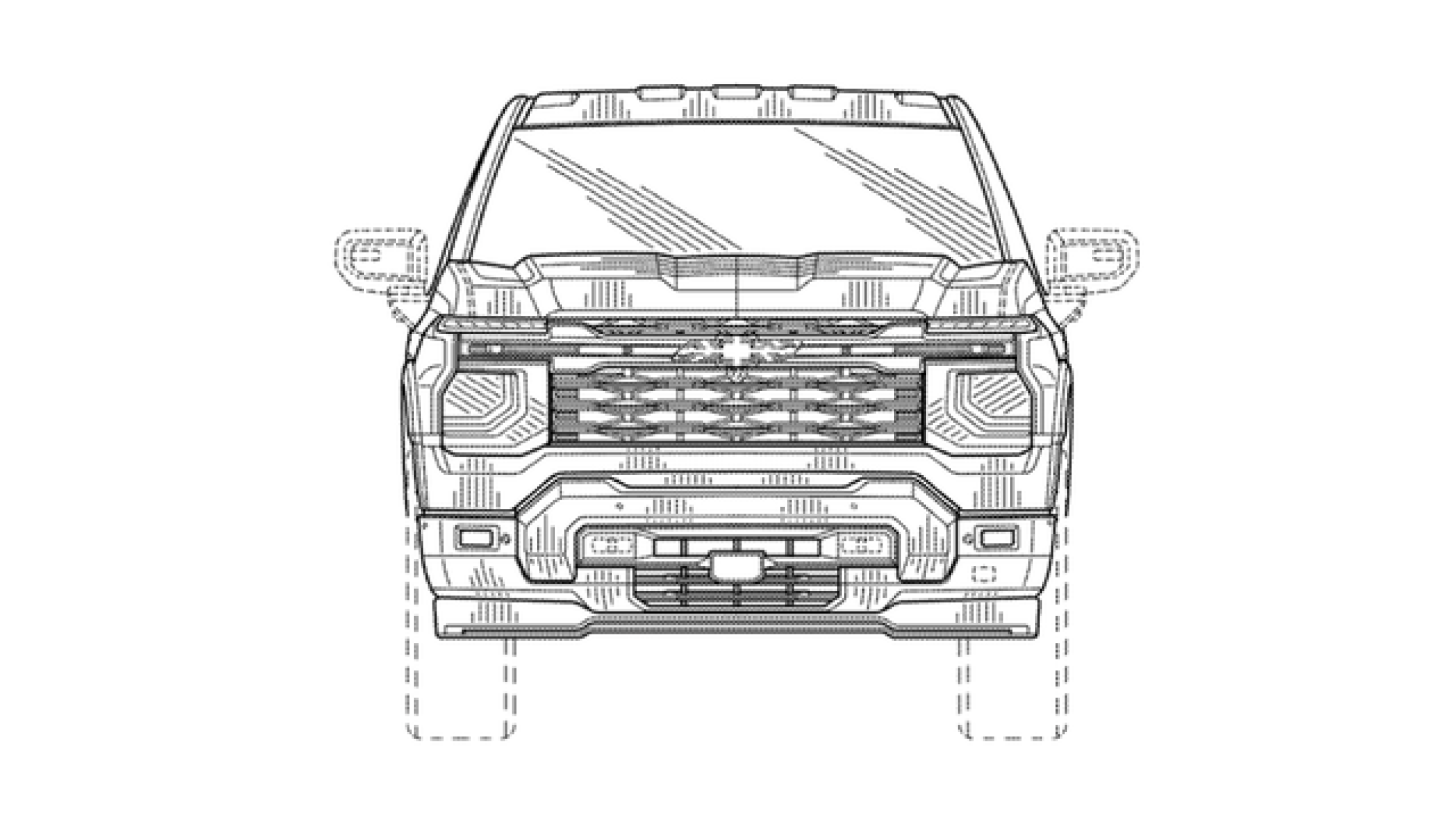 Diagrama da nova gera&ccedil;&atilde;o da Chevy Silverado