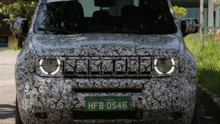 Jeep Renegade 2027 camuflado -  (crédito: Reprodução/Marlos Ney Vidal/Autos Segredos)