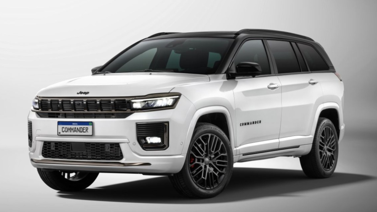 O Jeep Commander &eacute; um dos modelos da Stellantis convocados para recall por potencial risco de inc&ecirc;ndio devido a falha na tubula&ccedil;&atilde;o de combust&iacute;vel. -  (crédito: Divulga&ccedil;&atilde;o/Stellantis)