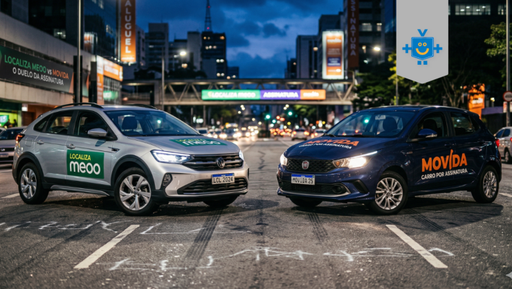 Localiza Meoo x Movida Carro por Assinatura qual é a melhor empresa de carros por assinatura?  -  (crédito: Reprodução Educando Seu Bolso)