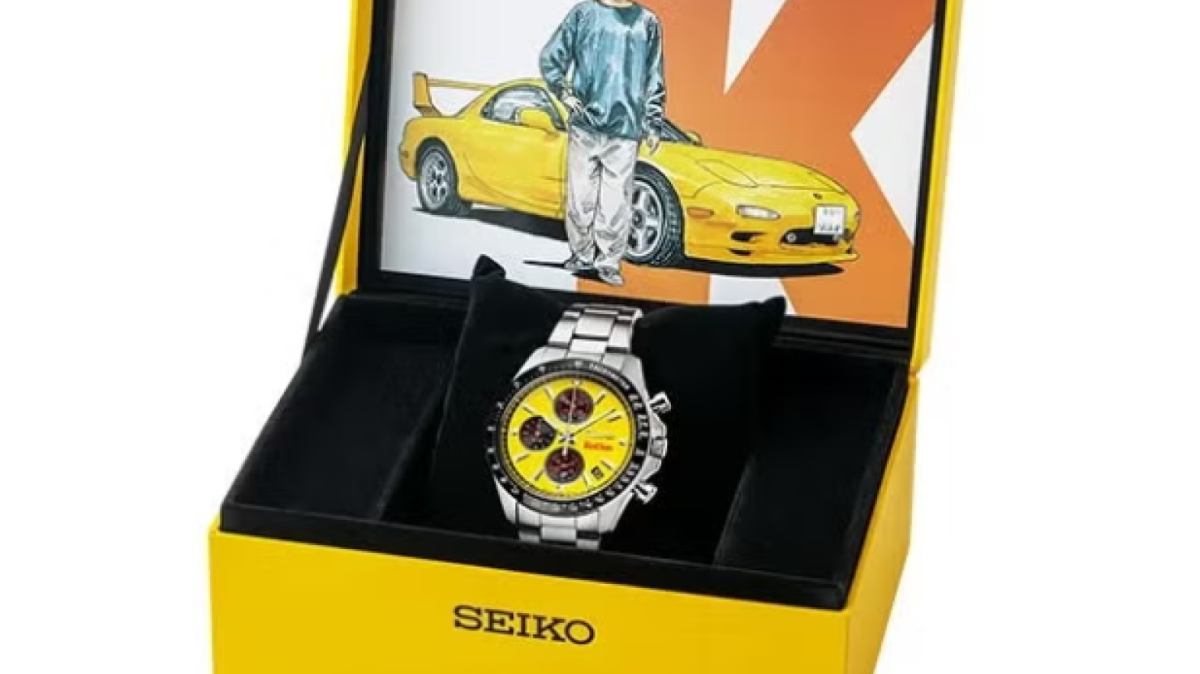 Relógio inspirado no Mazda RX-7