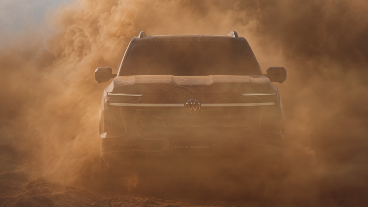 Teaser da nova Amarok 2027
