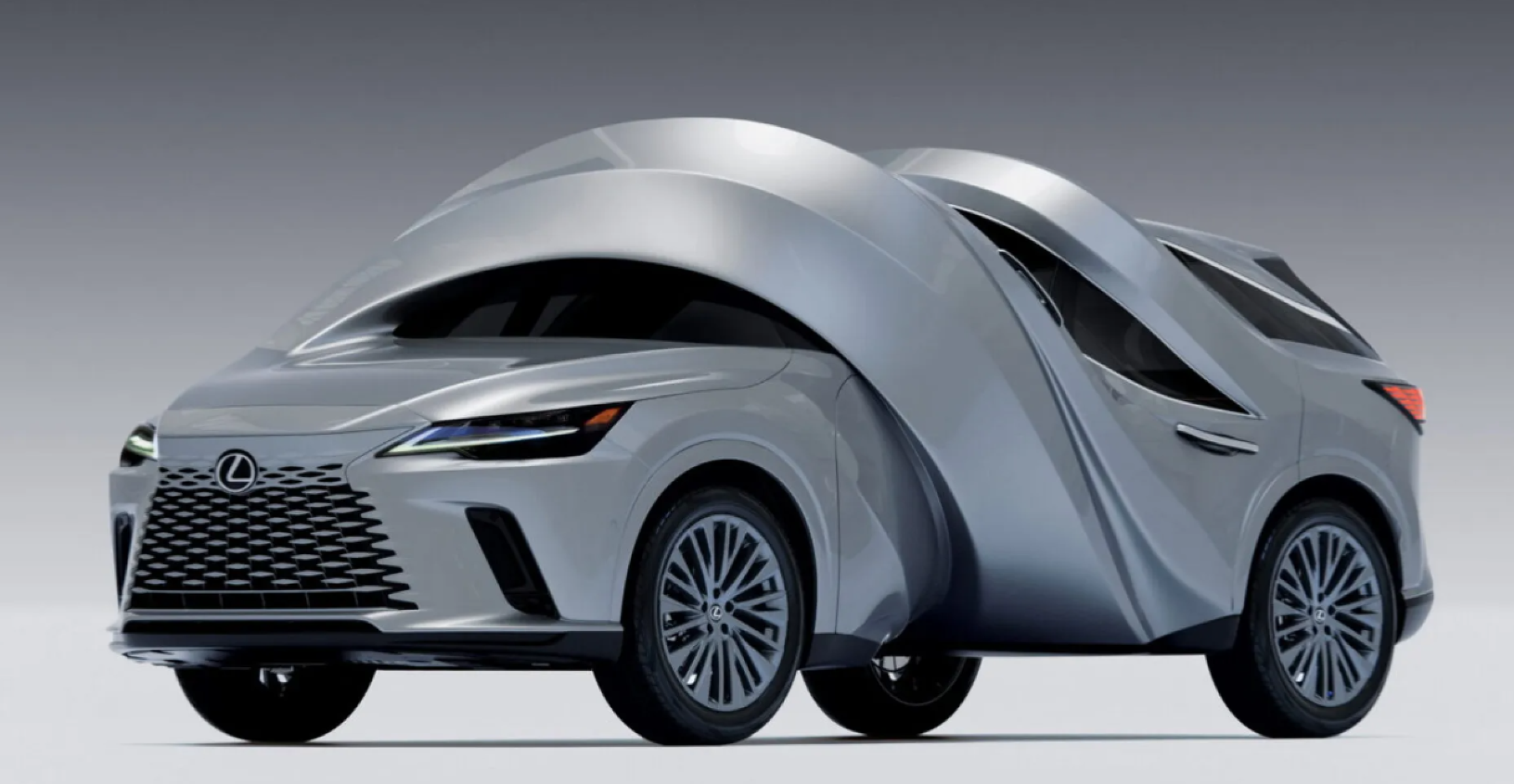 Lexus cria SUVs deformados que parecem carros de desenho animado